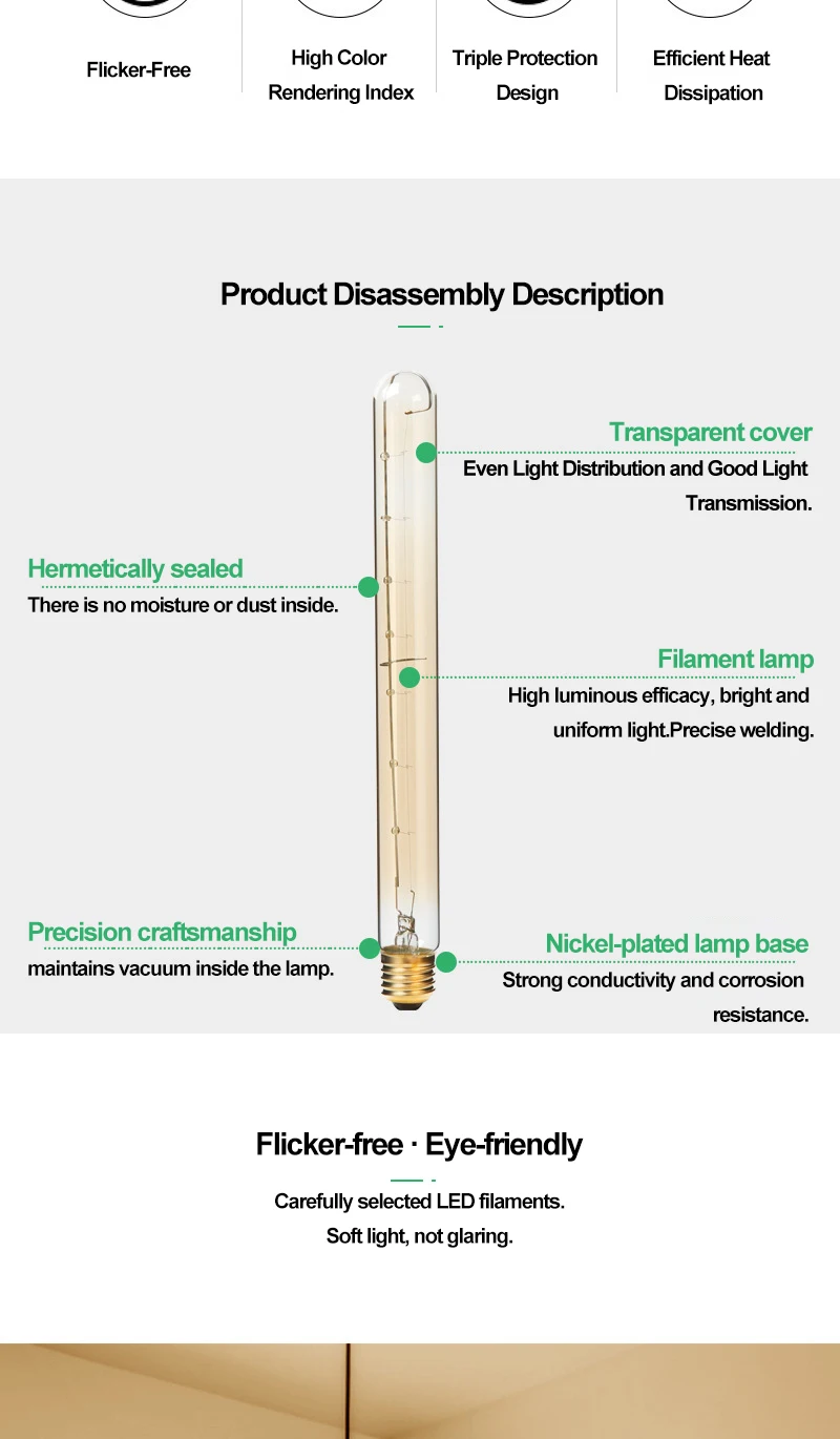 Retro Edison Light Bulb Image 2