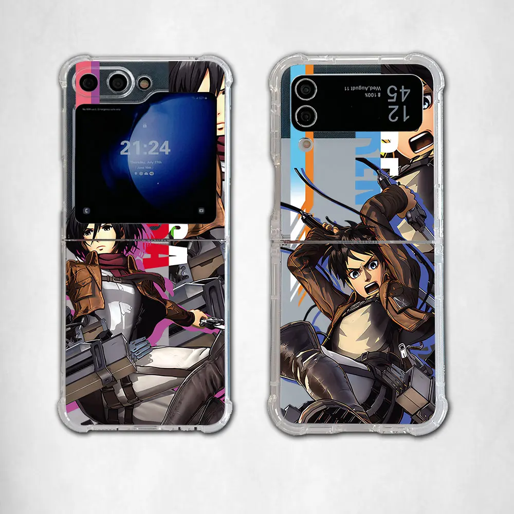 Anime Allen Attack On Titan Phone Case for Samsung Galaxy Z Flip