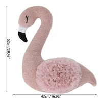 Newborn Baby Photography Props Floral Backdrop Cute Pink Flamingo Posing Doll Outfits Set Accessories Studio Shooting Photo Prop 6