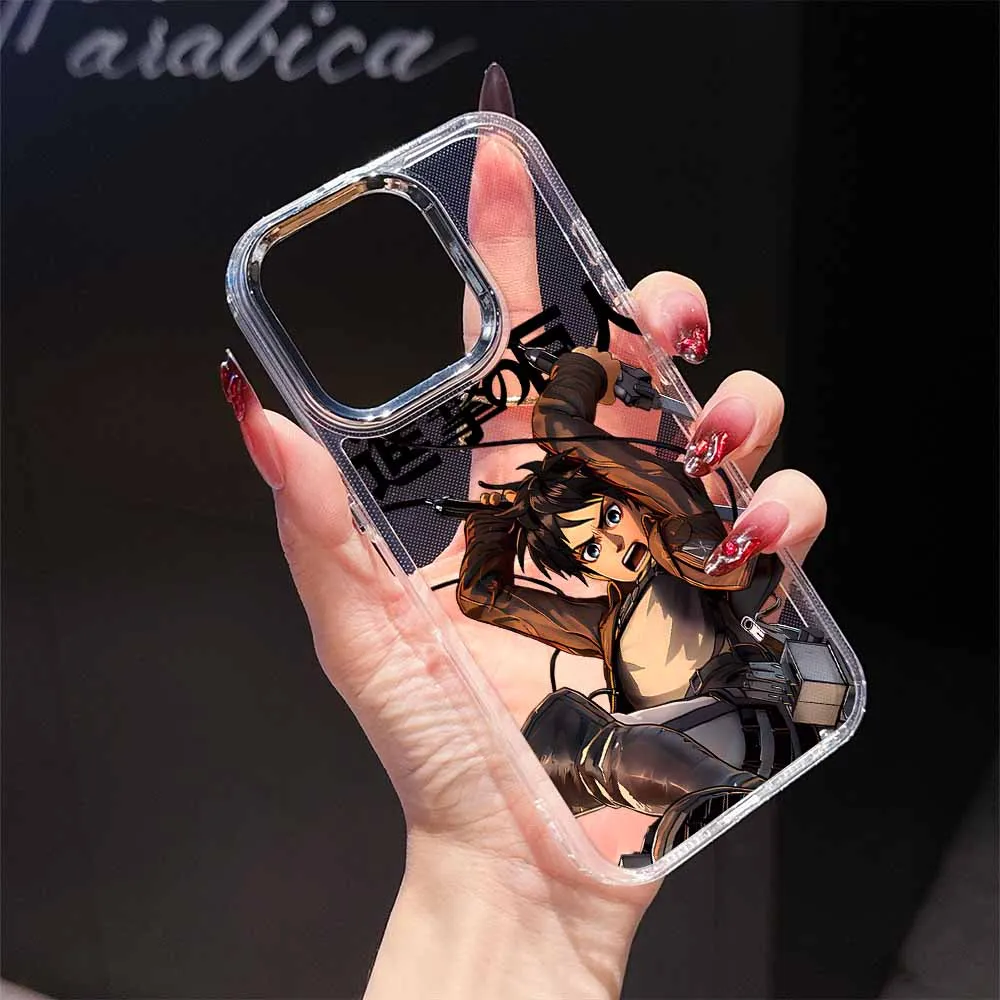 Anime Attack on Titan Transparent Soft Phone Case