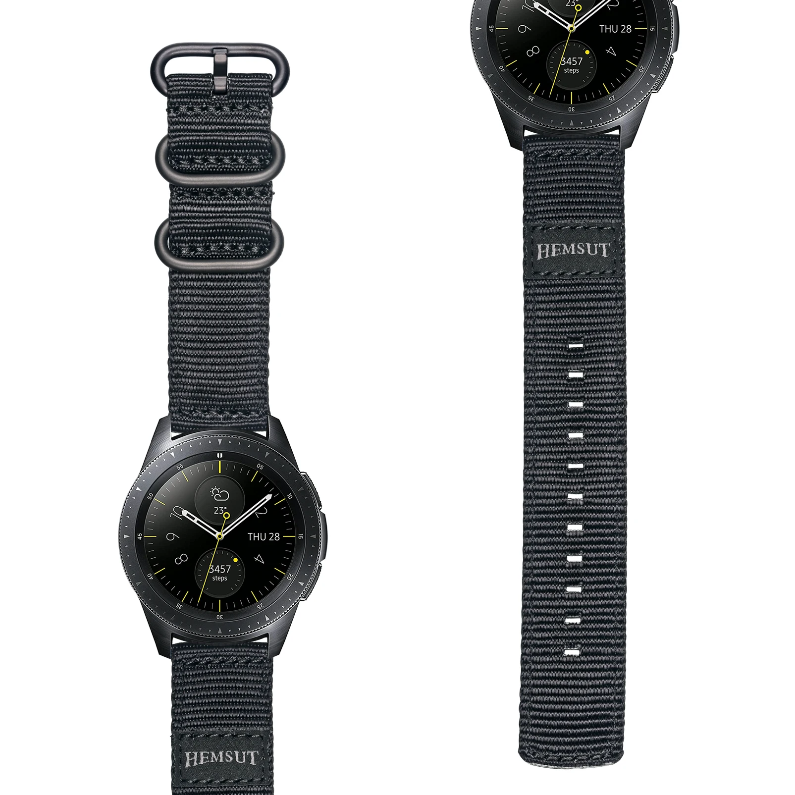 Hemsut Bracelet de montre de rechange robuste pour homme et femme