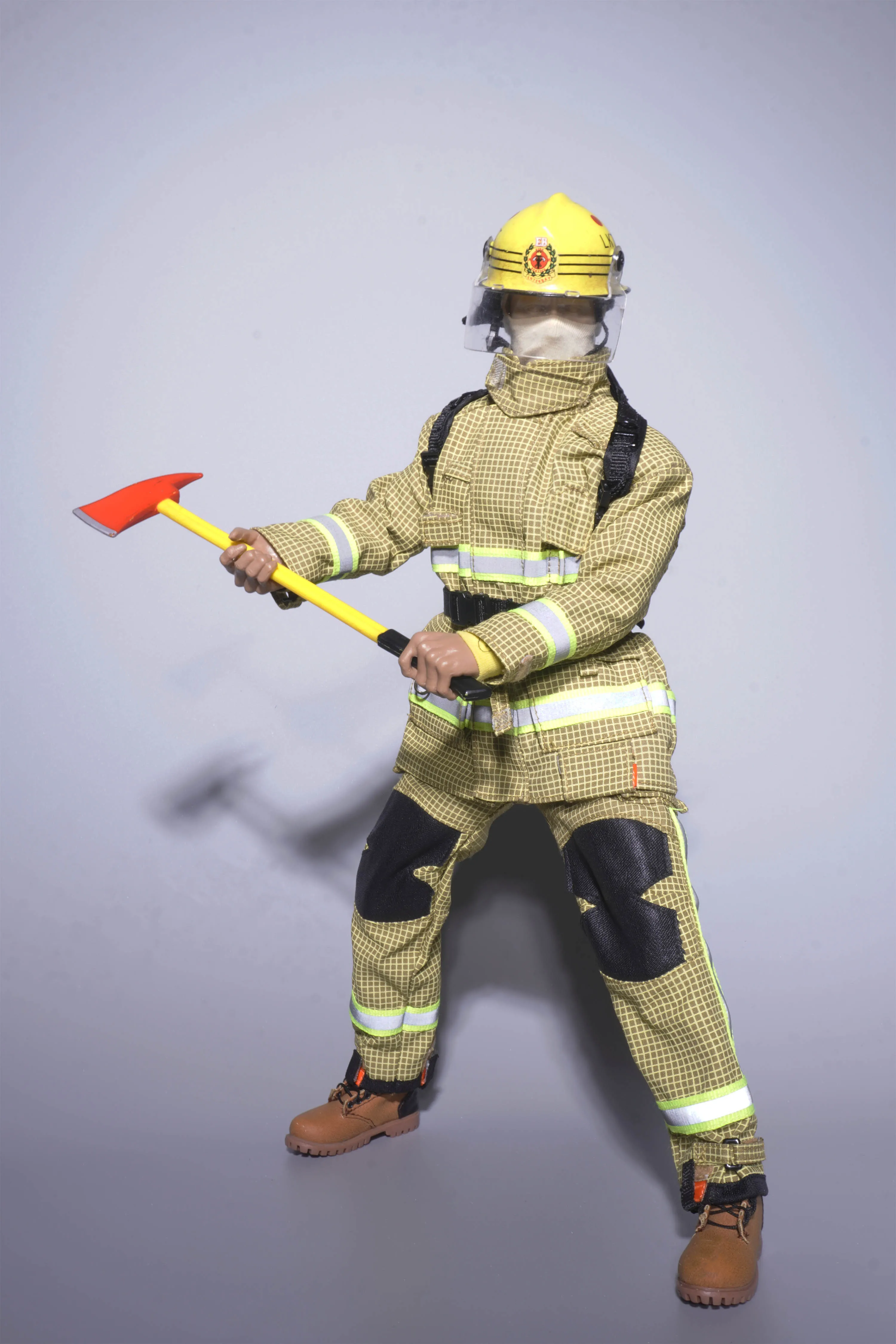 1/6  フィギュア用　防火服　消防士　Fire Fighter Yahoo!オークション - ホットトイズ ミリタリー 消防士1/6