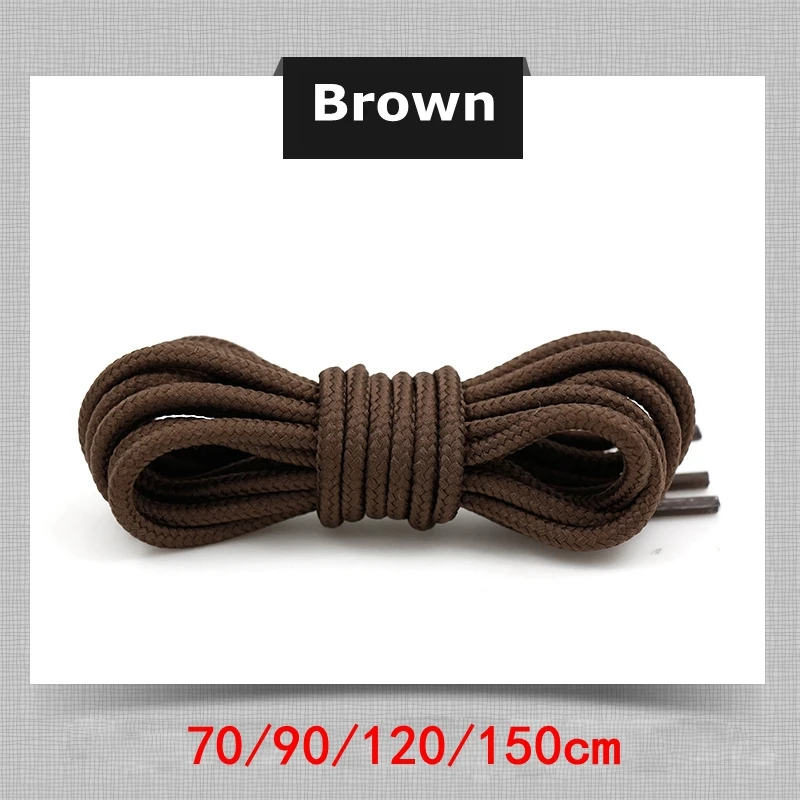Vibrant Polyester Round Shoelaces for Sneakers and Boots - Multiple Lengths Available