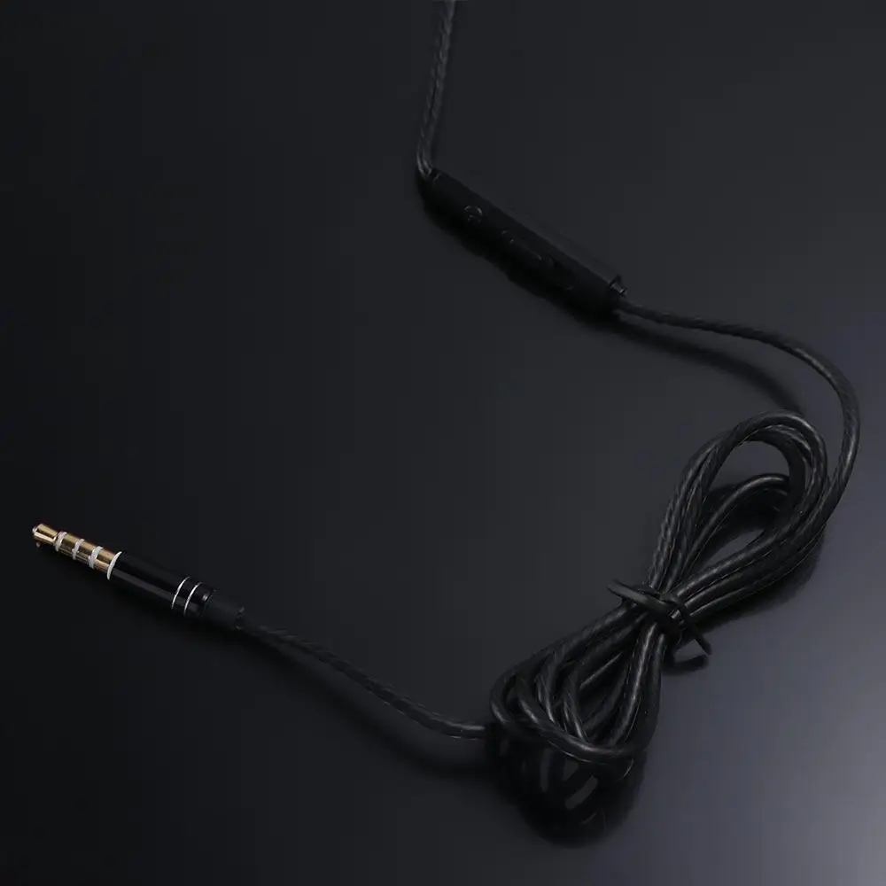전자제품 노트북 소음 제거 스테레오 베이스 폰 헤드셋 3.5mm 인이어 이어폰 유선 이어폰 플랫 이어버드 스포츠 헤드셋