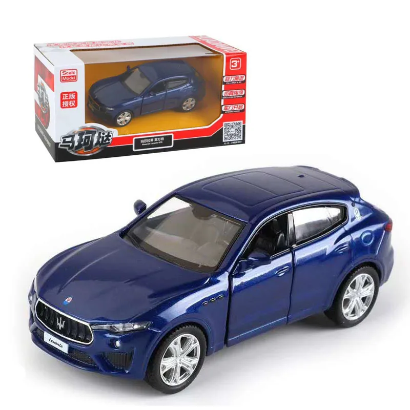 

1:36 Maserati Levante GTS Toy Car Diecast Model Pull Back Doors Openable Educational Collection Gift For Kid F245