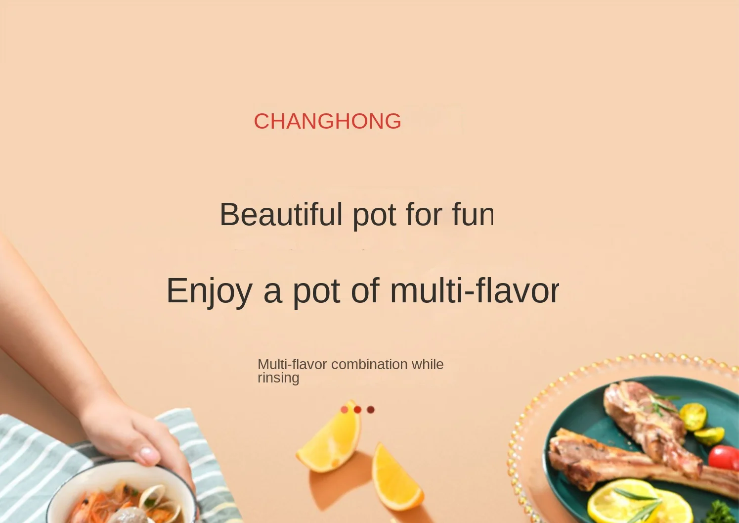 Description Picture 3 of item220V Changhong Electric Hot Pot - Non-Stick Pan and Temperature Control for Safe and Healthy Cooking C