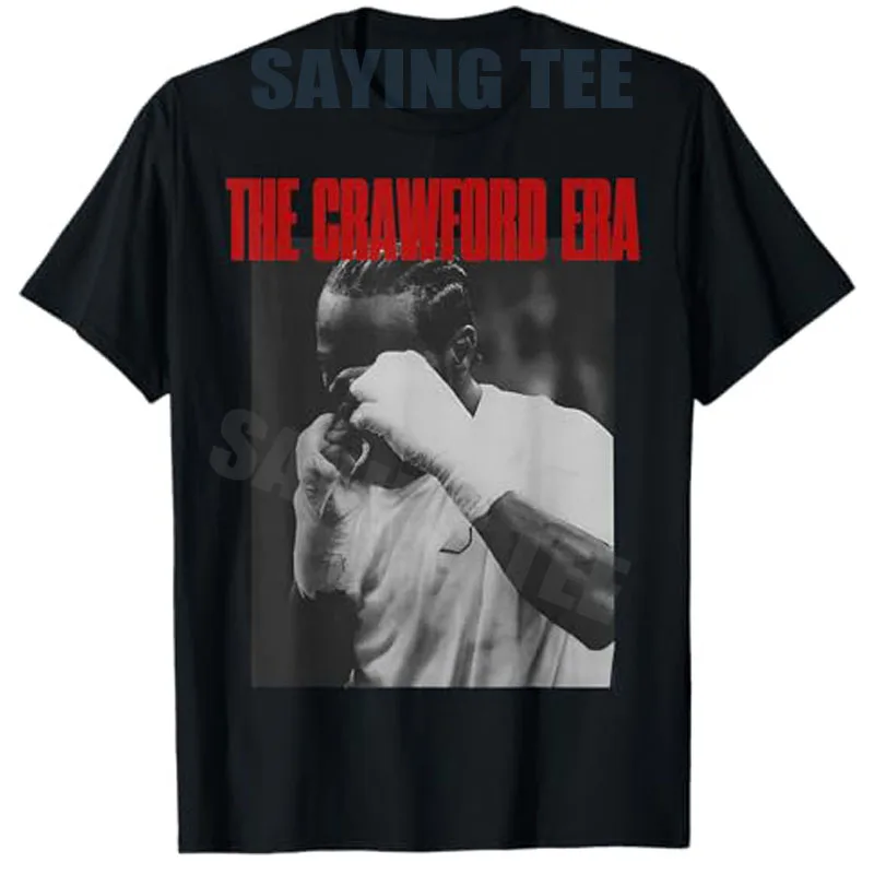 The Crawford Era Lustiges The Crawford Era Boxing Männer Frauen T-Shirt Crawford Boxing Y2k Grafik Outfit Taekwondo Neuheit Spruch T-Shirt