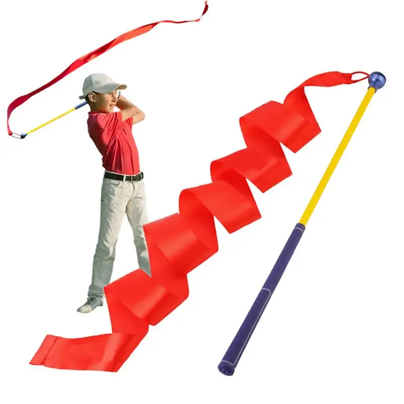 Upgrade Golf Ribbon Swing Stick Aumenta Swing Speed Training Club Golf Professional Ribbon Swing Stick Forniture Da Golf