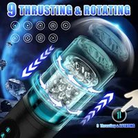 Teleskop Saugen Masturbator für Männer Rotierenden Blowjob Masturbation Tasse LCD Display Tasche Pussy Penis Pumpen Sex Spielzeug für Erwachsene 4
