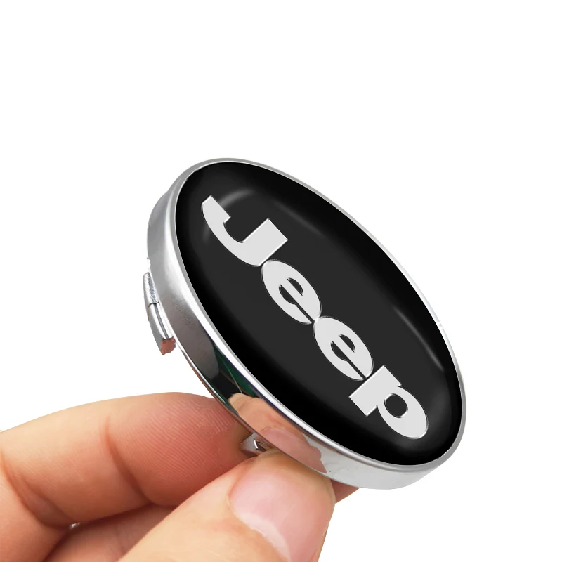 Car Wheel Center Hub Cap Car Accessorie 4Pcs 56/60mm For JEEP Wrangler Grand Cherokee Compass Renegade JK TJ Patriot Trail Hawk wheel center caps
