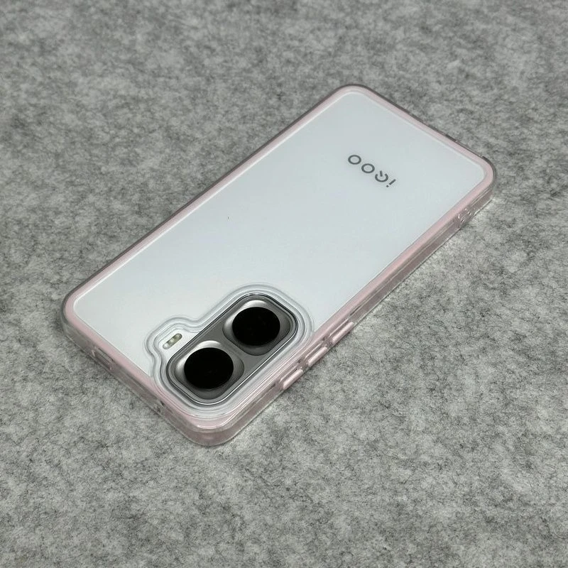 Transparent Two-in-One TPU Anti-fingerprint Shockproof Bumper Case