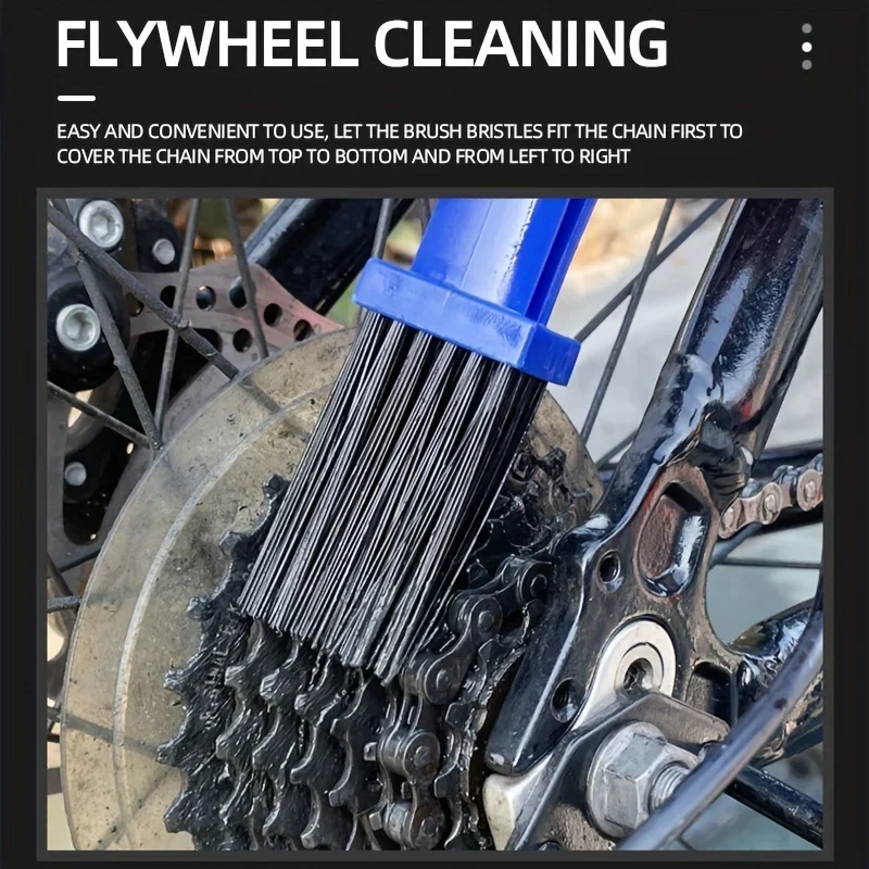 Compact Chain Cleaner and Maintenance Tool for Bikes and Motorcycles