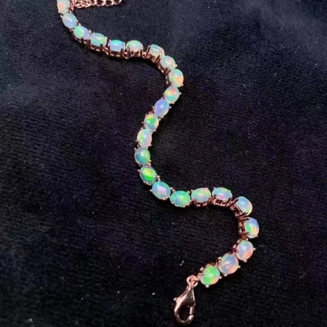 Opal & Amazonite Indecisve Tennis Bracelet - La Kaiser