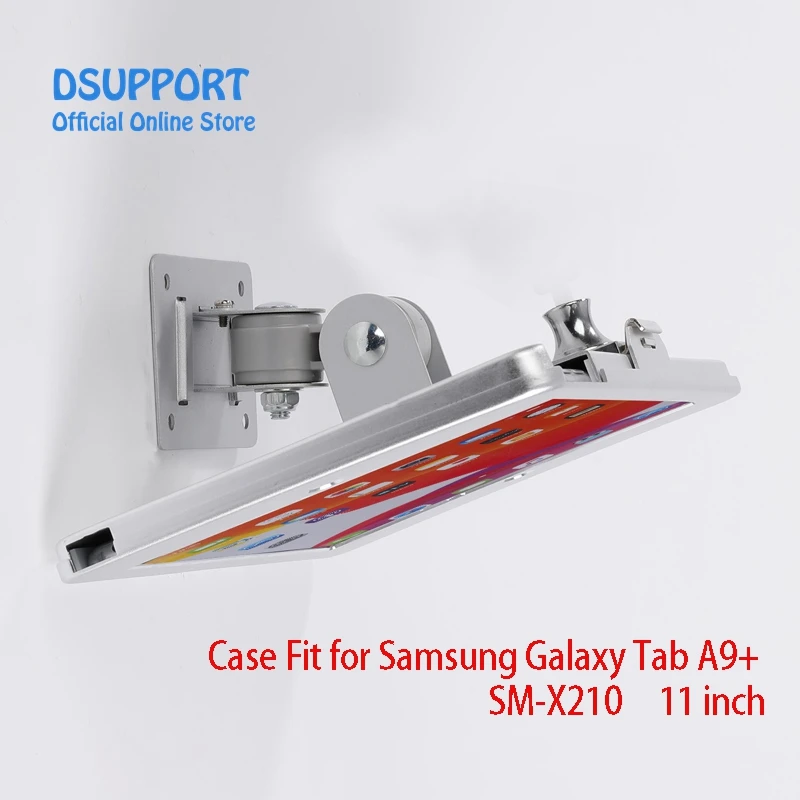 

Fit for 11 inch Samsung Galaxy Tab A9+ SM-X210 Wall mount Aluminum Alloy Tablet PC wall mounted Anti Theft design Display Stand