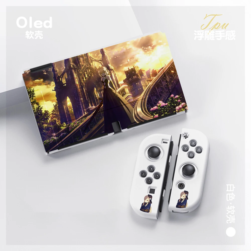 Coque de protection pour Nintendo Switch Oled, coque souple en TPU, thème  anime, peau couverture, coque PomerCons pour console Switch OLED, nouveau,  2021