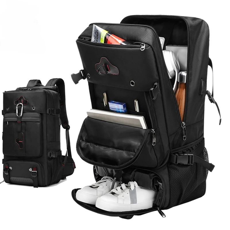 

80L Men's Outdoor Backpack Large Travel Sports Camping Luggage Multifunctional Climbing Pack For Male Laptop School Bag XD103Y
