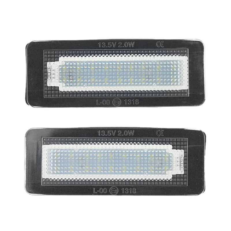 

2X Car Led License Plate License Plate Light For Mercedes-Benz Smart Fortwo W450 W451 W453