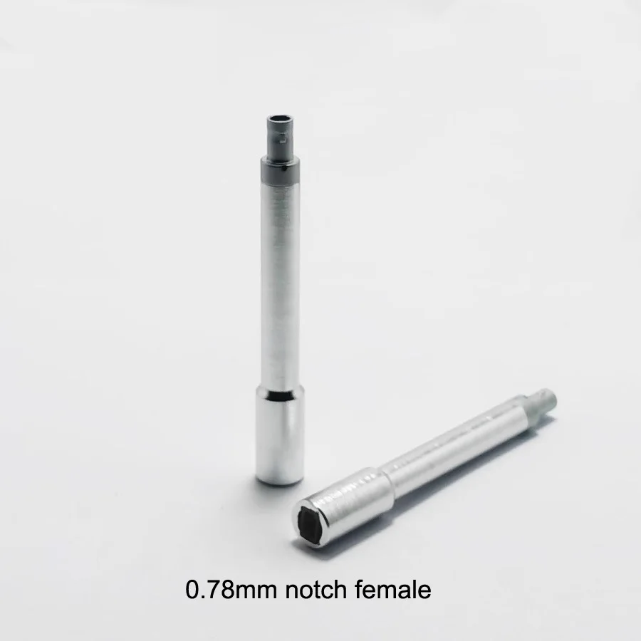 1 쌍 MMCX/0.78mm/2.5mm/3.5mm/A2DC/ED15/HD800 여성용 T+A 솔리테어 P 헤드셋 케이블 커넥터 헤드폰 실버 블랙