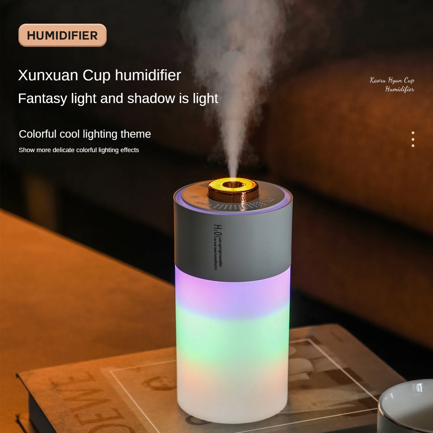 

Aromatherapy Cup Humidifier USB Car Air Purifier Deodorant