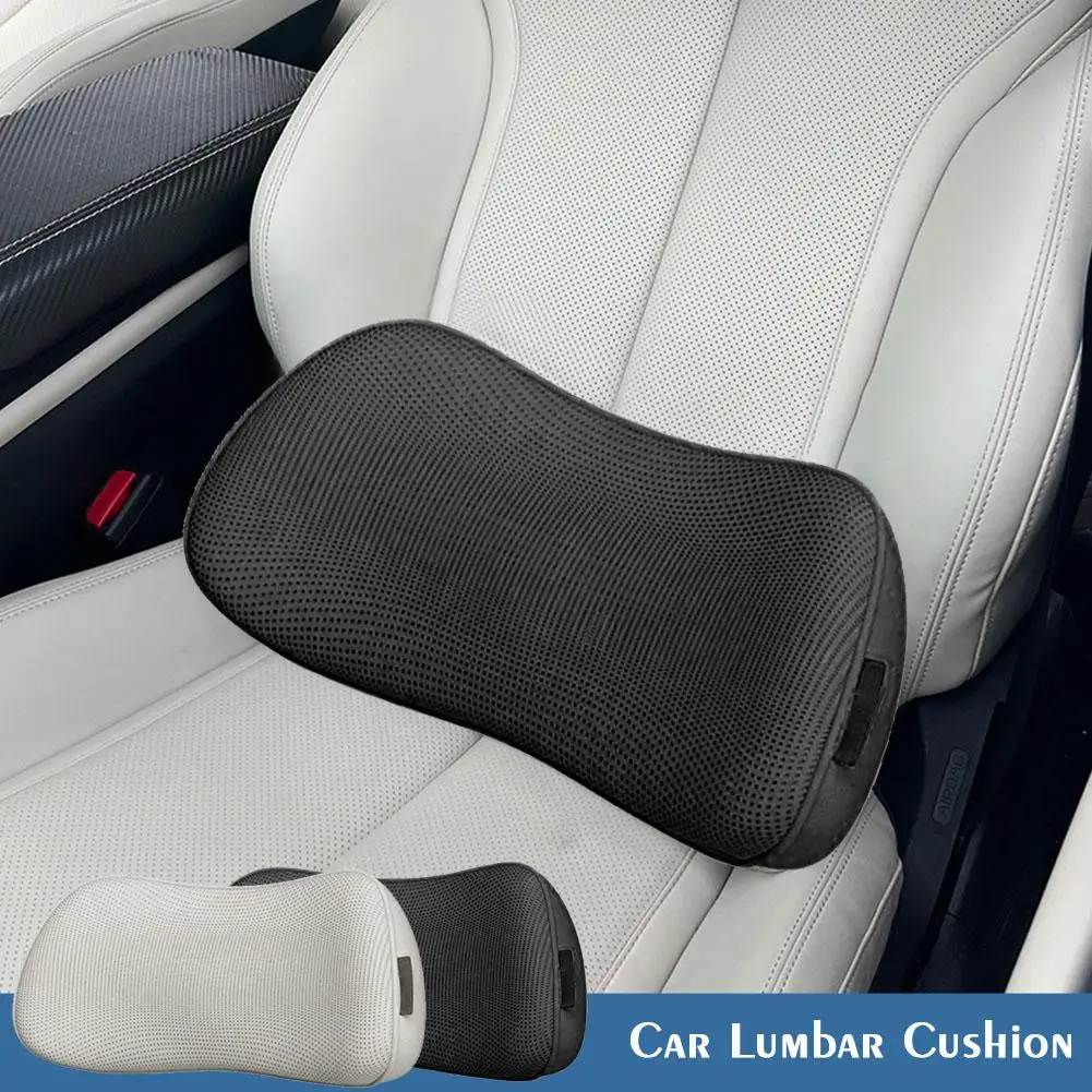 Synthetic Fiber Car Lumbar Support Pillow for Lower Back Relief
