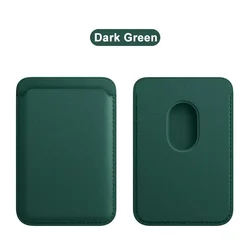 Official Finewoven Card Wallet Case with Strong Magnetic Magsafe Cover - ABS (Dark Green)