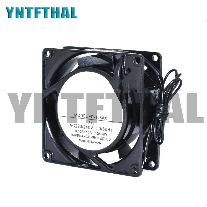 

Original FP-108AX 80*80*25mm AC220V/240V 0.12/0.10A 13/14W 50/60Hz 2-Wire Axial Cooling Fan Test