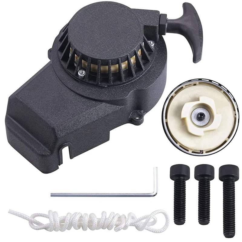 Moto Recoil Starter Pull Starter Kit Per 2 Tempi 47Cc 49Cc Pocket Coolster Ssr Sx50 Mini Dirt Bike Moto Quad Atv
