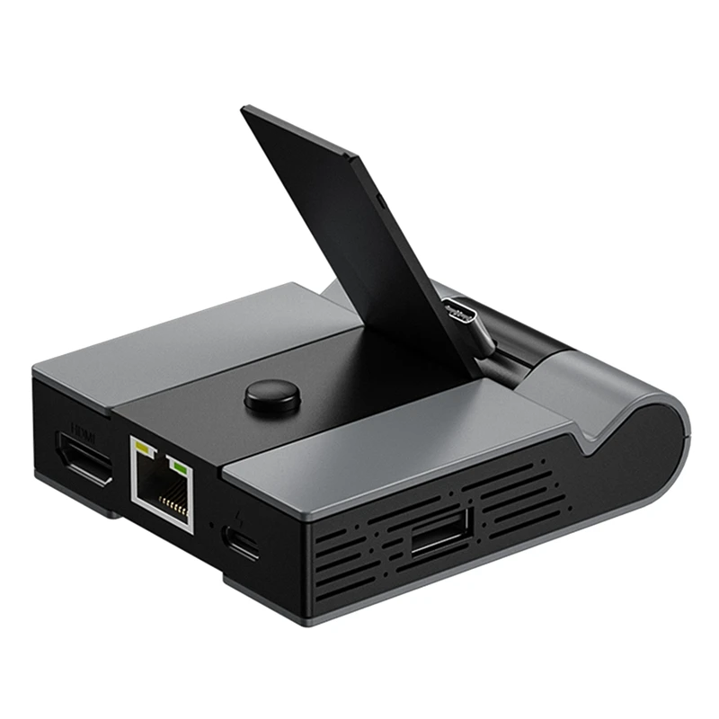 

Док-станция для Nintendo Switch USB 2,0 Hub USB C Hub с адаптером Gigabit Ethernet 4K HD