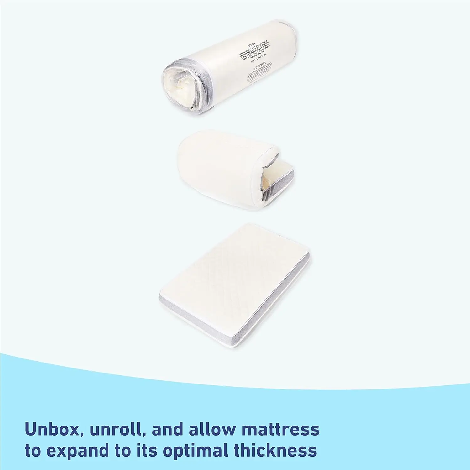 Ultra 2-in-1 Premium Dual-Sided Crib & Toddler Mattress-GREENGUARD Gold and -TEX Standard 100 Certified, -US