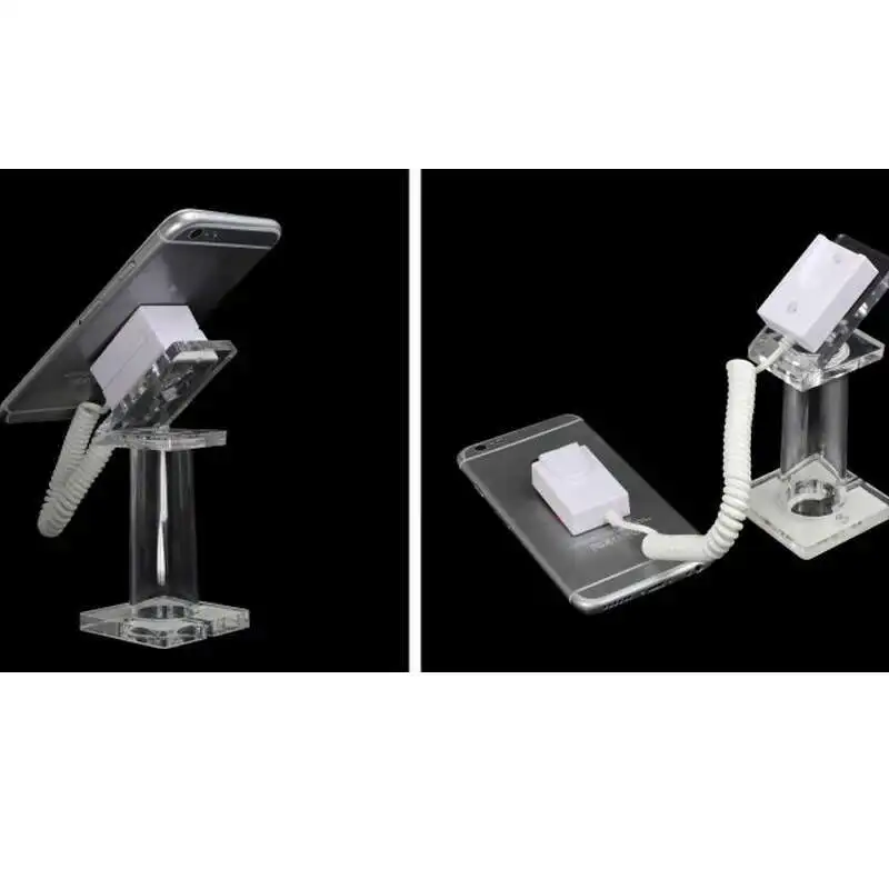Diebstahlsicherer Handy-Displayständer mit Federkabel, Halterung, modisches Telefonmodell, Schmuck-Display-Rack, 10 Stück – Detail 4