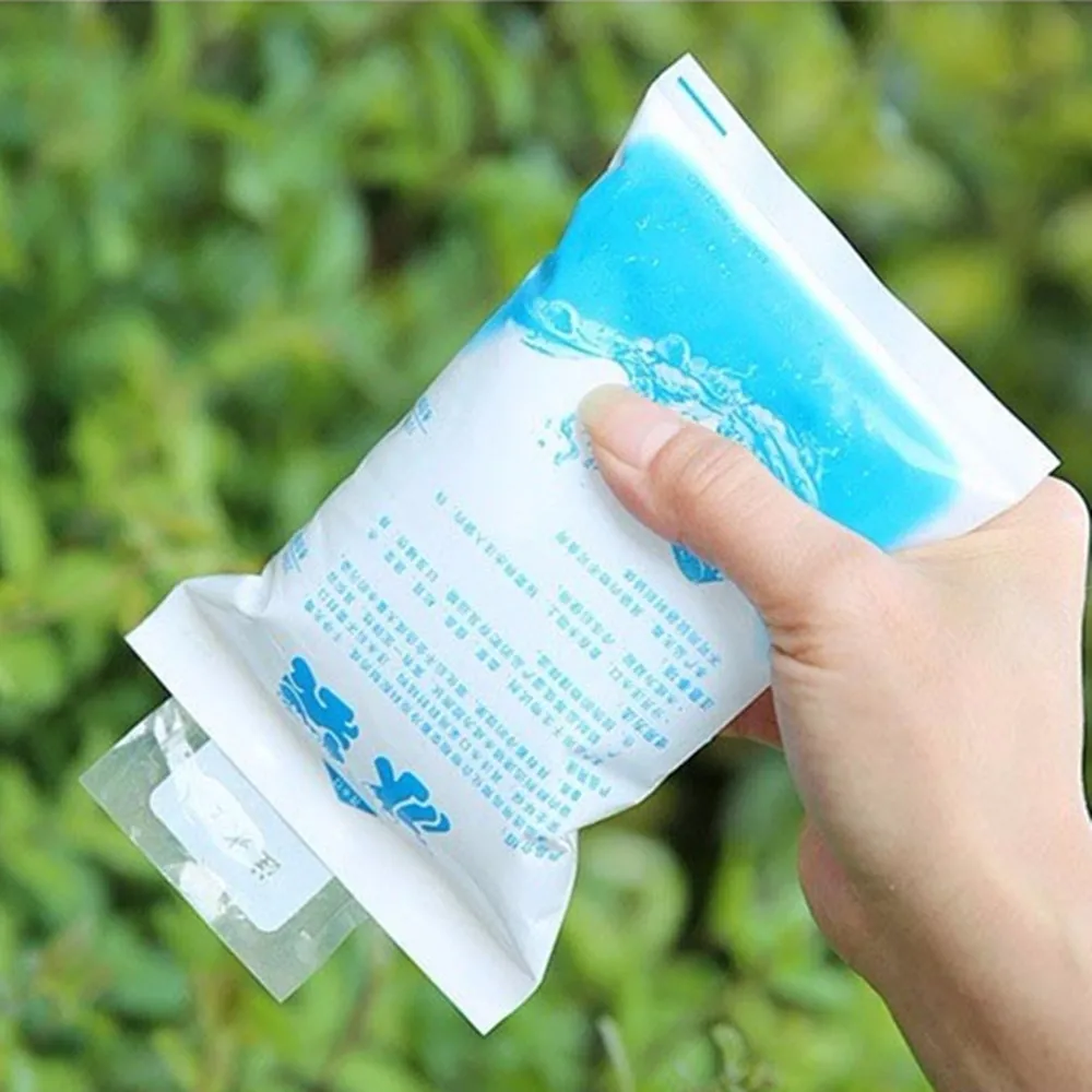 

Reusable Gel Ice Pack Insulated Dry Cold Ice Pack Gel Cooling Bag Food Fresh Food Ice Pack Lunch Box Food Canned Wine Medical