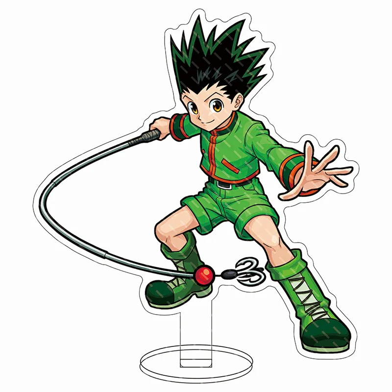 Anime Hunter Acrylständer Doppelseitiger klarer Charakter Standee Gon Freecs, Hisoka Morow, Killua Zoldyck Modell Statue Merch Geschenk – Detail 5
