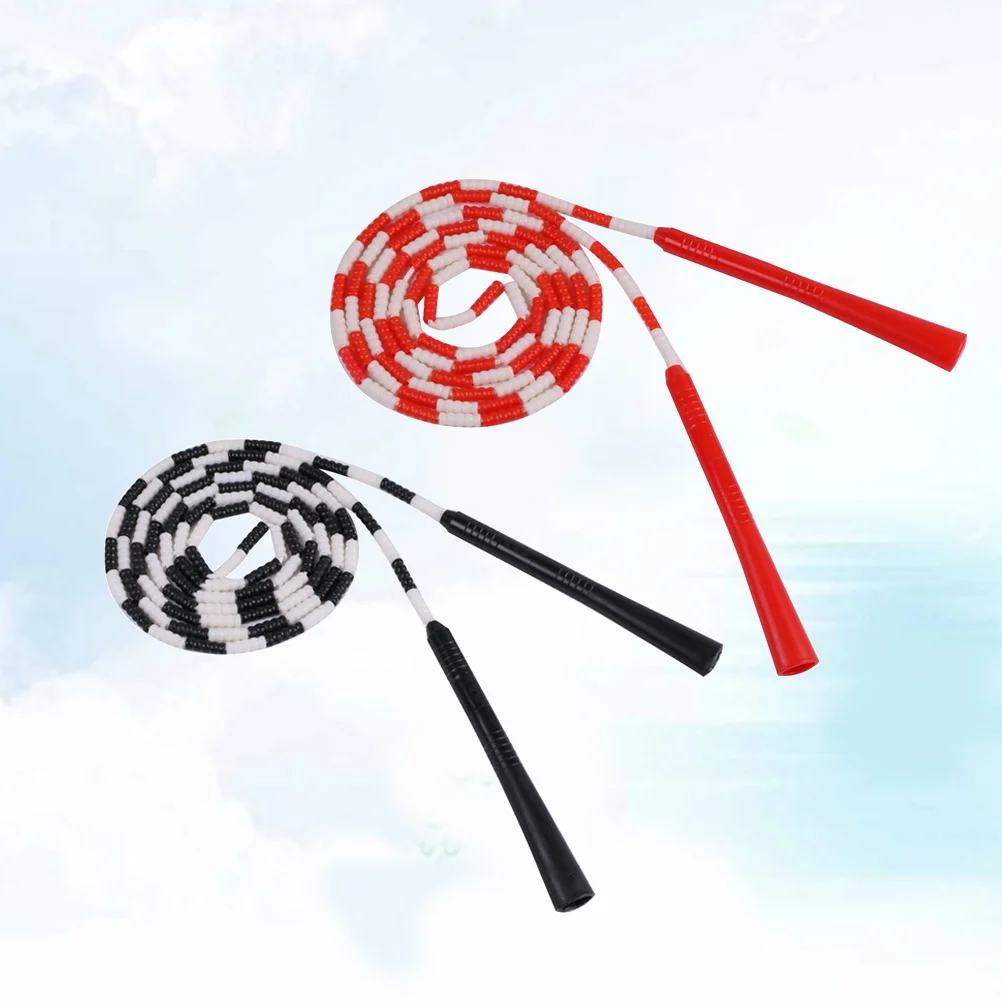 

2pcs Sliding Synchronized Skipping Rope Jump Rope Exercise for School Home Gym (Random color)