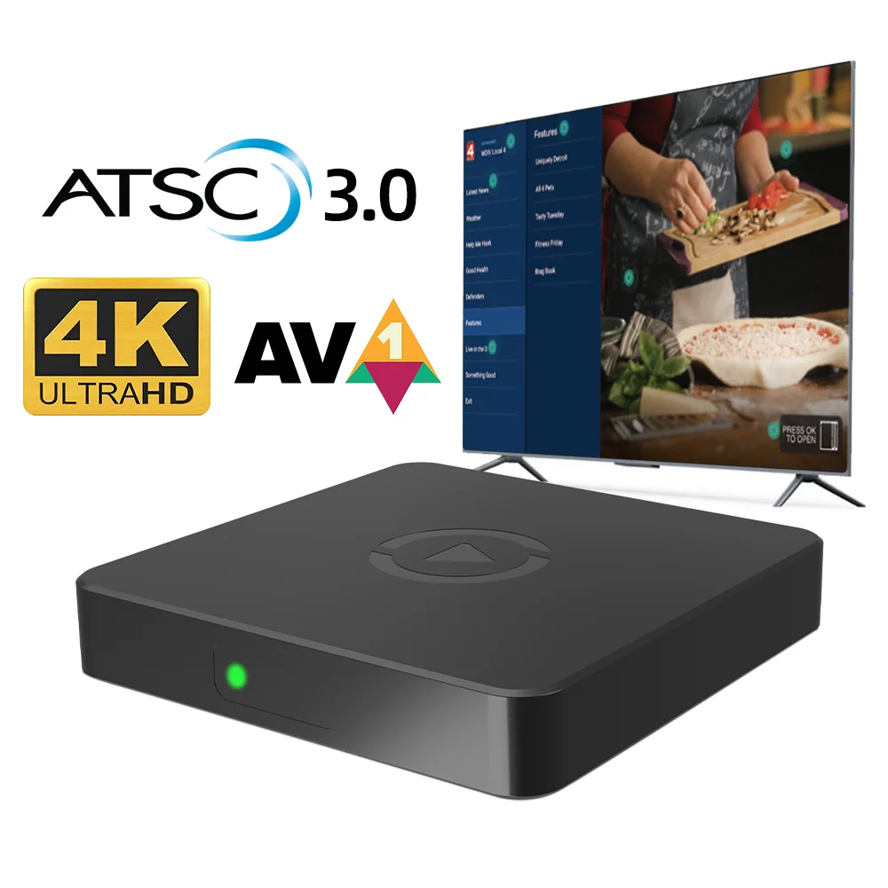 Android 11 tv tuner OEM/ODM decoder tv box FTA android box Built in atsc3.0