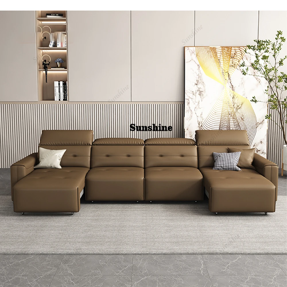 Leather Electric Sofa Bed 1