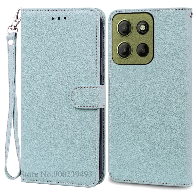 Leather Wallet Flip Cover - Stylish Protective Case