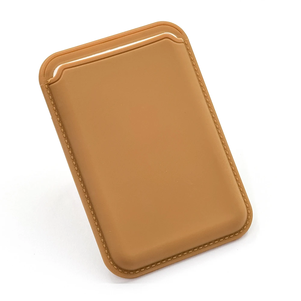 Enhanced Silicone Magnetic Wallet Card Holder - Universal Smartphone Accessory