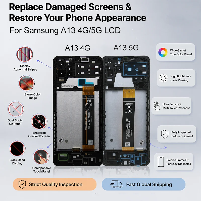 Enhanced LCD and Touch Screen Digitizer Assembly Replacement