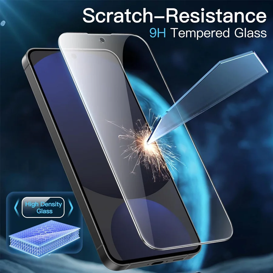 Premium 4PCS Tempered Glass Screen Protector Set