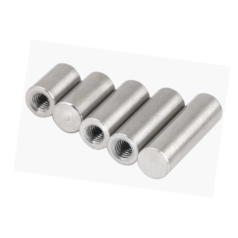 1/2/5pcs M2-M8 304 Stainless Steel Molding Embedded Internal Thread Bearing Cylindrical Position Roll Dowel Pin Cylindrical Locating Dowel Pin