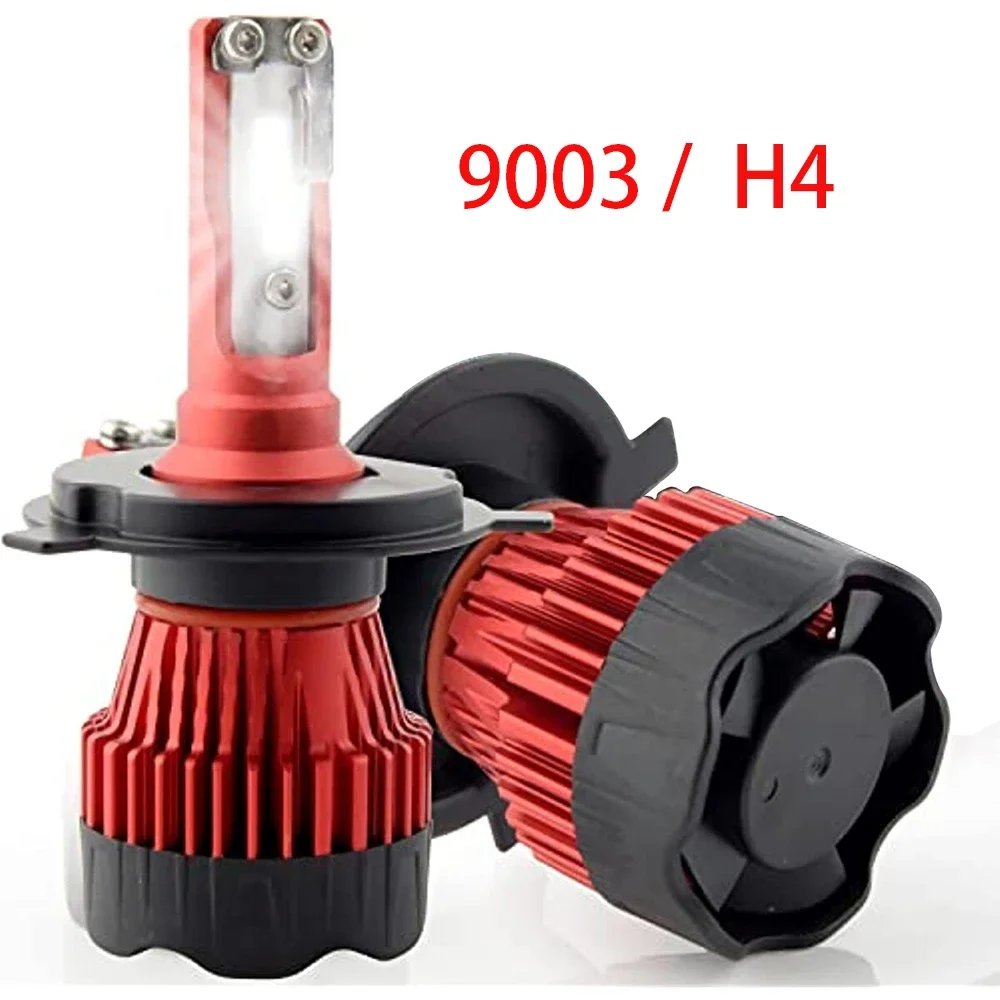 2PCS H4 H1 H8 H9 H10 H11 H3 9005 HB3 9006 HB4 9004 9007 H13 9012 LED Bulb Turbo Lamp for Car 6500K