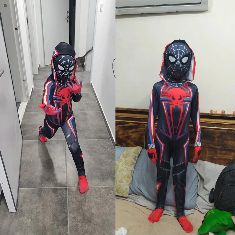 スパイダーマン コスチューム コスプレ 屋外可 スパイダーマン MARK IV 全身タイツ 弾力と伸縮性あり