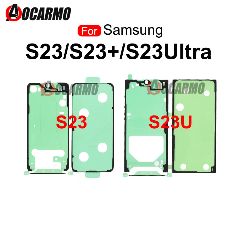 

Полный комплект, водонепроницаемый клей для Samsung Galaxy S23 Plus S22U S23 + S23, ультра ЖК-экран, задняя крышка аккумулятора, стикер, клейкая лента