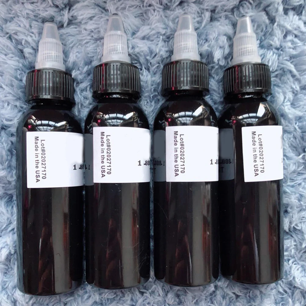 Black Tattoo Ink Pigment 30/60/120ml Professional DIY Pigment Safe Permanent Tattoo Paints Supplies For Body Art