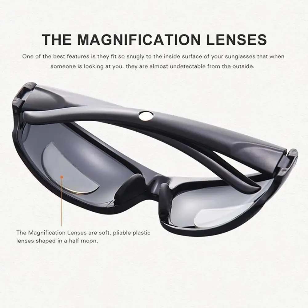 2pcs Liquid Silicone Bifocal Reading Lens Stick-on Presbyopic Lenses Magnification Reusable 1.0 1.5 2.0 2.5 3.0 bifocal reading lenses