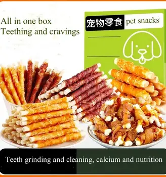 3 sacchetti Sapori multipli Liofilizzato Cane asciutto Masticare dentale Snack per cuccioli Snack di grande capacità per cani Snack per animali domestici Alimentazione di cani felici