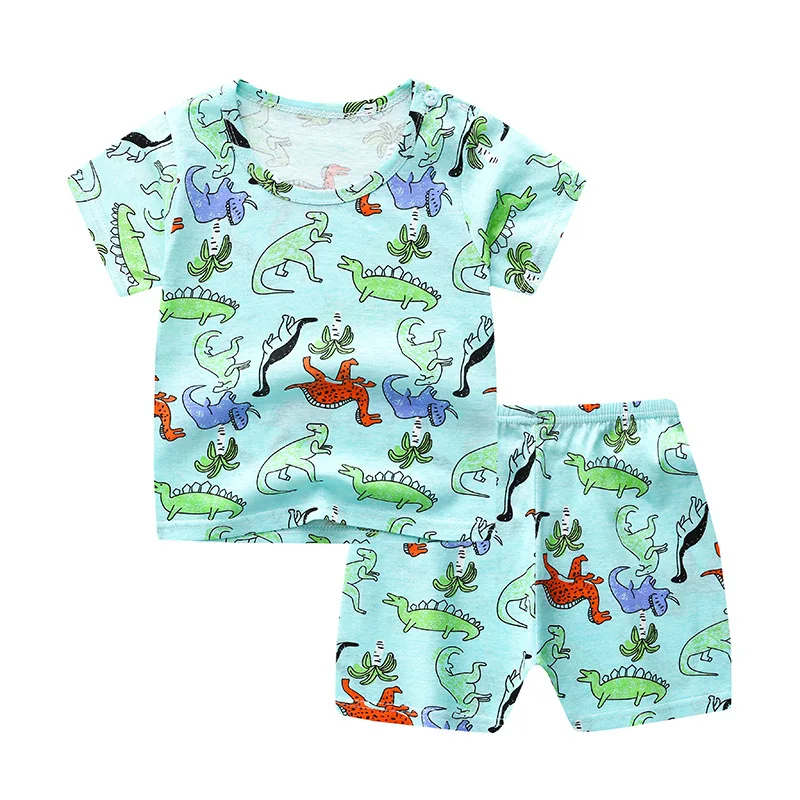 2022 Brand New Cotton Baby Sets Leisure Sports Boy T-shirt +Shorts Sets Toddler Clothing Baby Boys Girls Clothes baby's complete set of clothing Baby Clothing Set