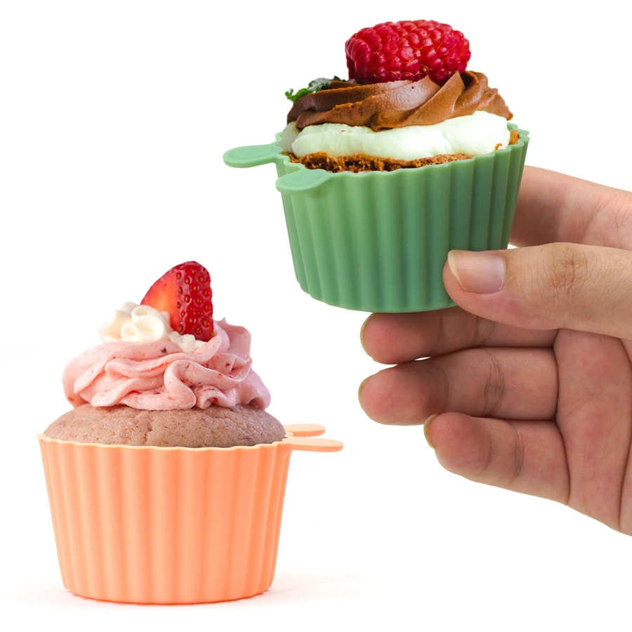 New Silicone Food Storage Box Cake Mold Round Shaped Muffin Reusable Molds Food Container DIY Cake Decorating Tools Baby Stuff 3