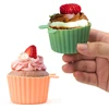 New Silicone Food Storage Box Cake Mold Round Shaped Muffin Reusable Molds Food Container DIY Cake Decorating Tools Baby Stuff 3