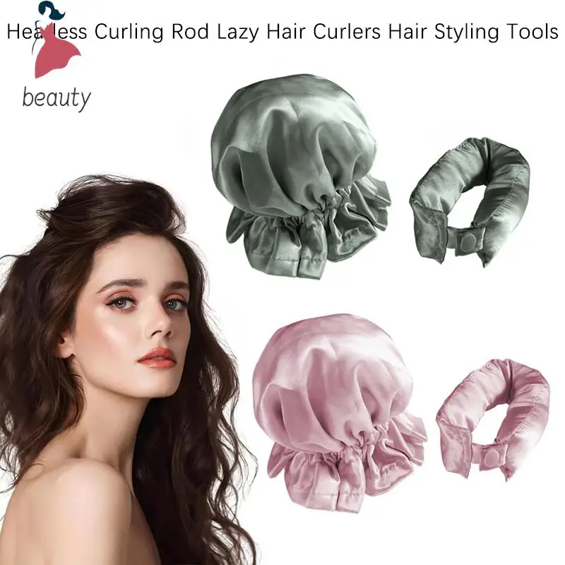 

Heatless Curling Rod No Heat Hair Curler Silk Curls Soft Hair Rollers Sleeping Headband Lazy Hair Curlers Hair Styling Tools